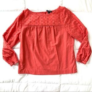 J Crew Mercantile Coral Top